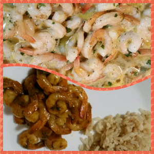 Fiesta Shrimp and brown jasmine rice